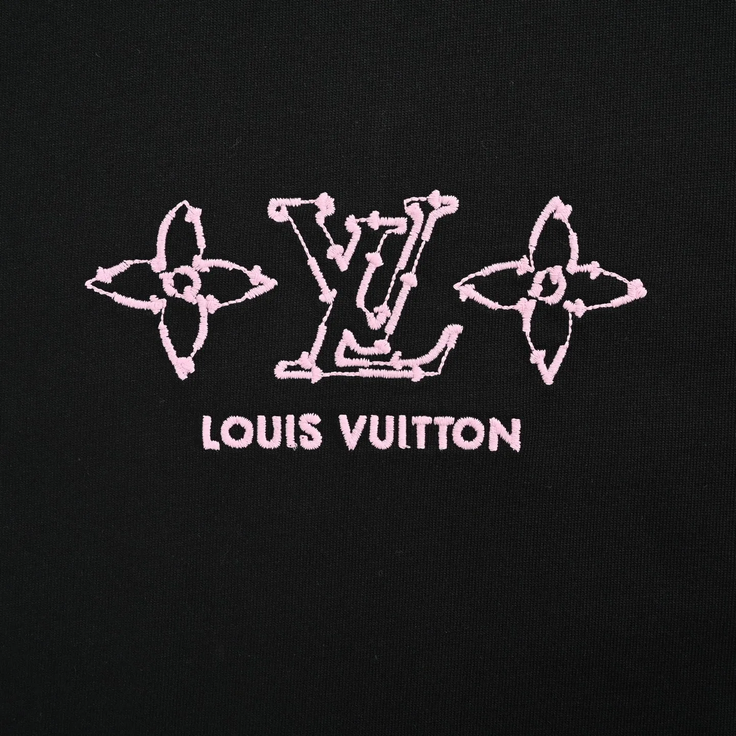 Louis Vuitton/Louis Vuitton 26ss sketch letter old flower embroidery short